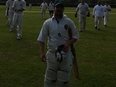 3rd XI skipper Daniel Vanderputt after his game changing 60* 
